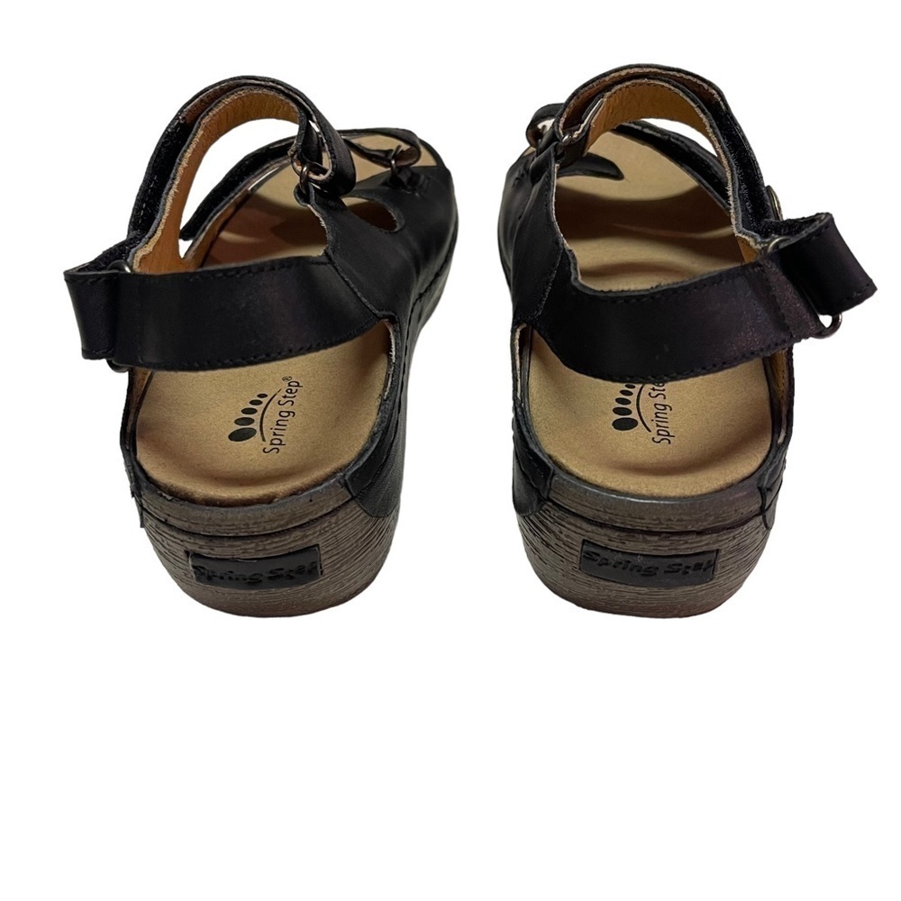 Spring Step Radiange Women Slingback Leather Ankle Strap Sandals Sz 9 EU 40 - Picture 5 of 8